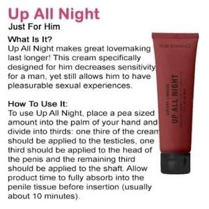 Up All Night - Cherry Limeade
Prolonging Cream